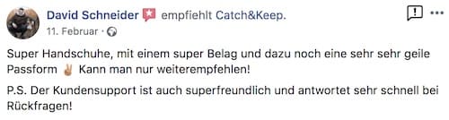 Catch and Keep Kundenstimme Empfehlung 2