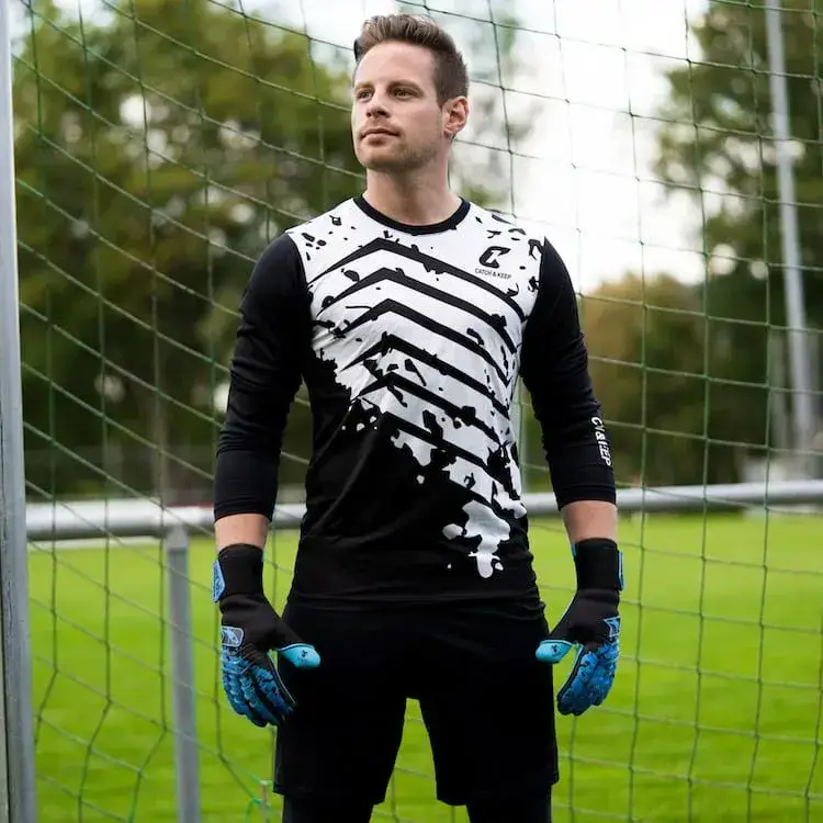 Torwartbekleidung & Torwart Trikots bei Catch and Keep - Torwarttrikot weiss White Protection
